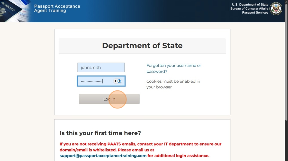 How Do I Take Acceptance Facility Manager (Passport Program